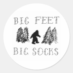 Sticker Rond Sasquatch Mug