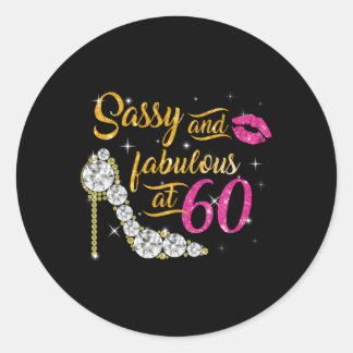 Sticker Rond Sassy Et Fabuleux À 60 60E Chaussures