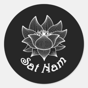 Sticker Rond Sat Nam Kundalini Yoga Spirituel