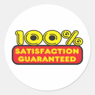Sticker Rond satisfaction garantie