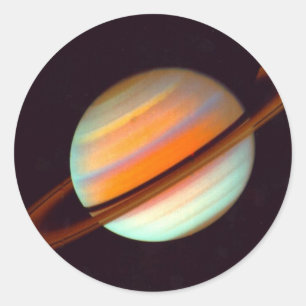 STICKER ROND SATURN