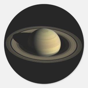 Sticker Rond Saturne