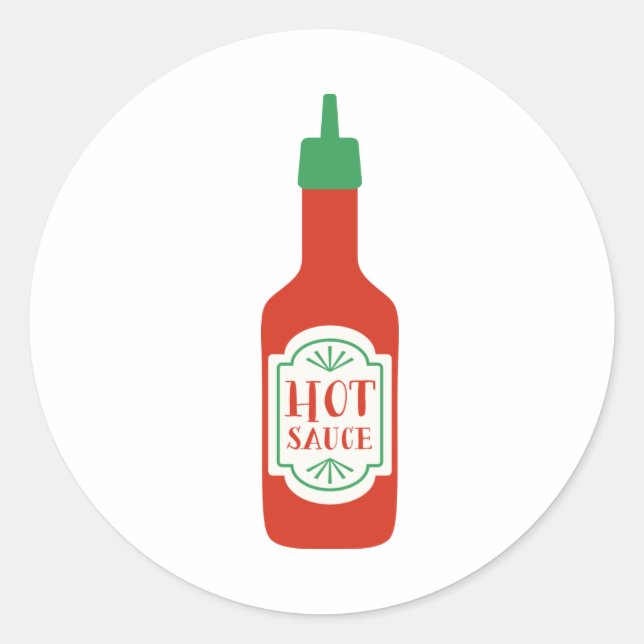 Sticker Rond Sauce chaude (Devant)