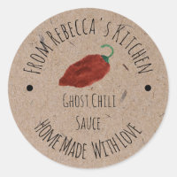 Sauce Piquante Faite Maison au Piment Ghost sur Pa