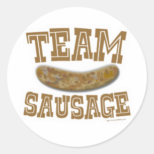 Sticker Rond Saucisse de l'équipe