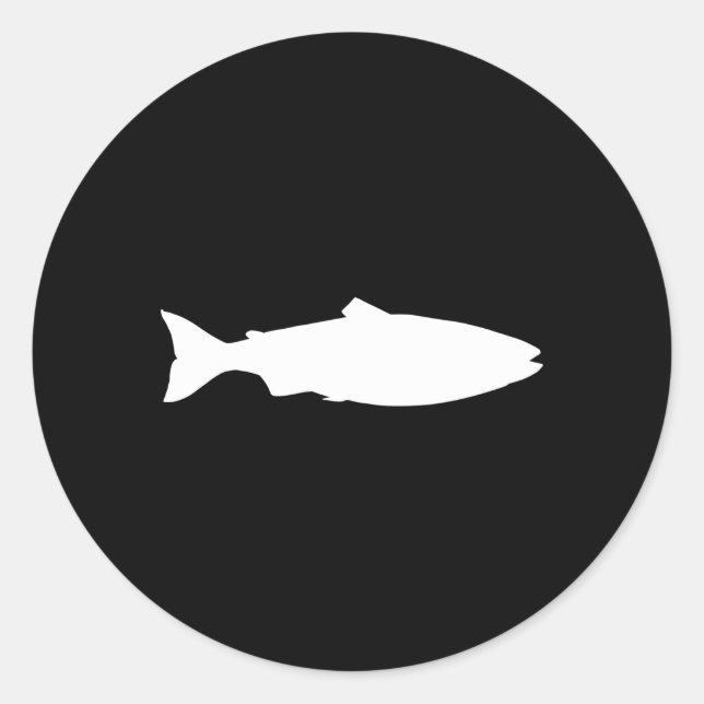 Sticker Rond Saumon (Devant)
