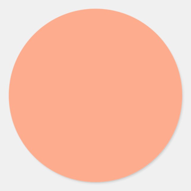 Sticker Rond Saumon clair (Devant)