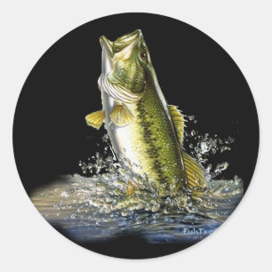 Sticker Rond Saut de la basse de large ouverture