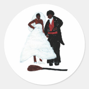 Sticker Rond Sauter le salon