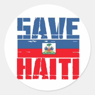 STICKER ROND SAUVER HAÏTI