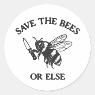 Sticker Rond Sauver Les Ees Boo Bees Cancer Du Sein Halloween F