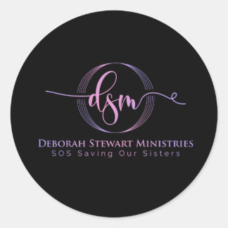 STICKER ROND SAUVER NOS SOEURS