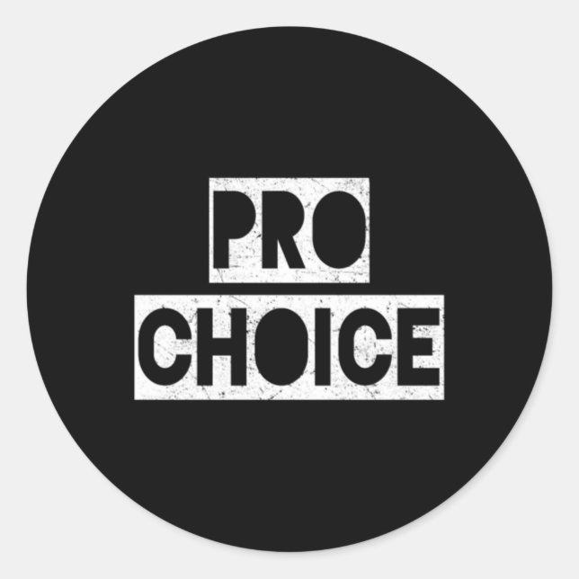 Sticker Rond Save Roe Feminism Safe Abortion Pro Choice  (Devant)