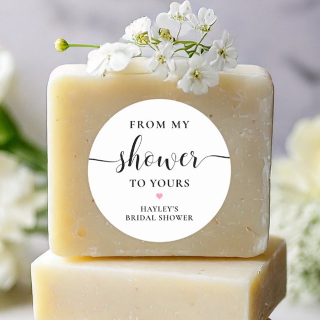 Sticker Rond Savon De Ma Douche À La Vôtre Leyton (Créateur téléchargé)