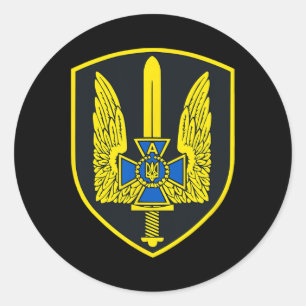 Sticker Rond Sbu Alfa Group - Forces spéciales ukrainiennes Alp