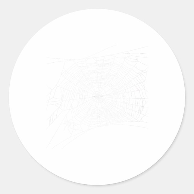Sticker Rond Scanner Web - Black Widow Halloween (Devant)