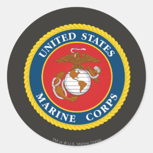 Sticker Rond Sceau 1 du Corps maritime