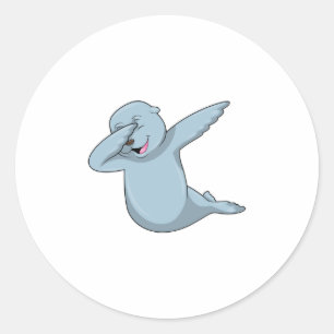 Sticker Rond Sceau chez Hip hop Dance Dab