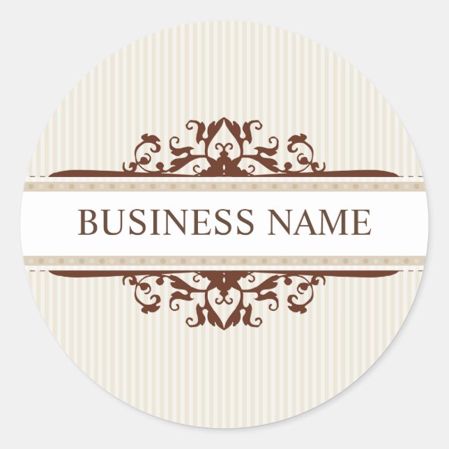 Sticker Rond SCEAU DE BÂTIMENT :: divin 1 (Devant)