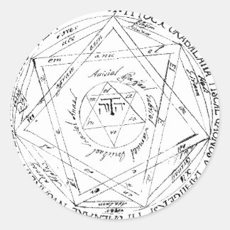 Sticker Rond Sceau de Jupiter