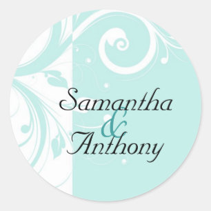 Sticker Rond Sceau de l'enveloppe d'enveloppe d'application de