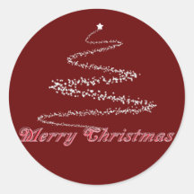 Sceau de Noël rouge Joyeux