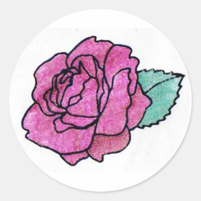 Sticker Rond Sceau d'enveloppe (Devant)