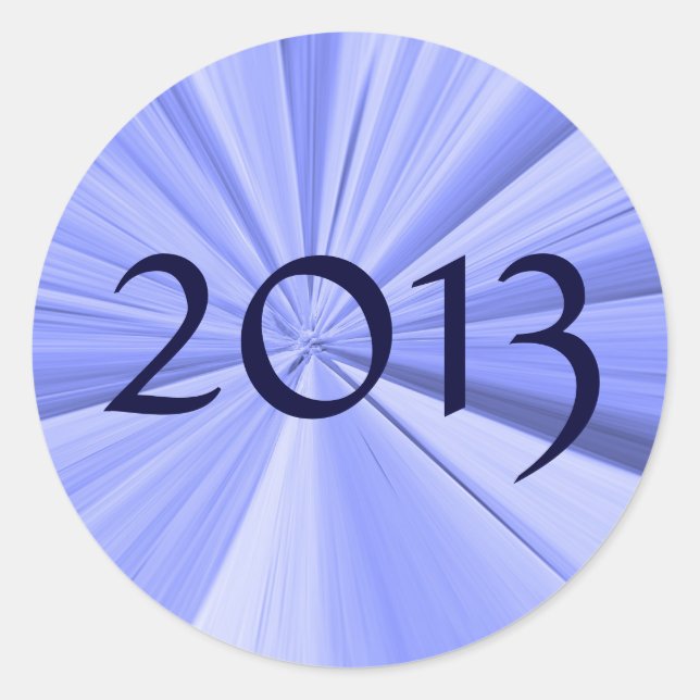 Sticker Rond Sceau d'enveloppe 2013 (Devant)