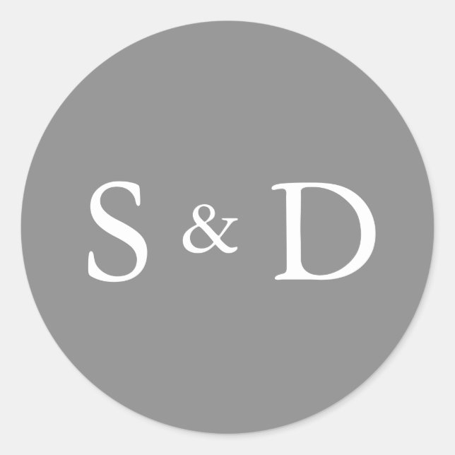 Sticker Rond Sceau d'enveloppe affinée Love (Devant)