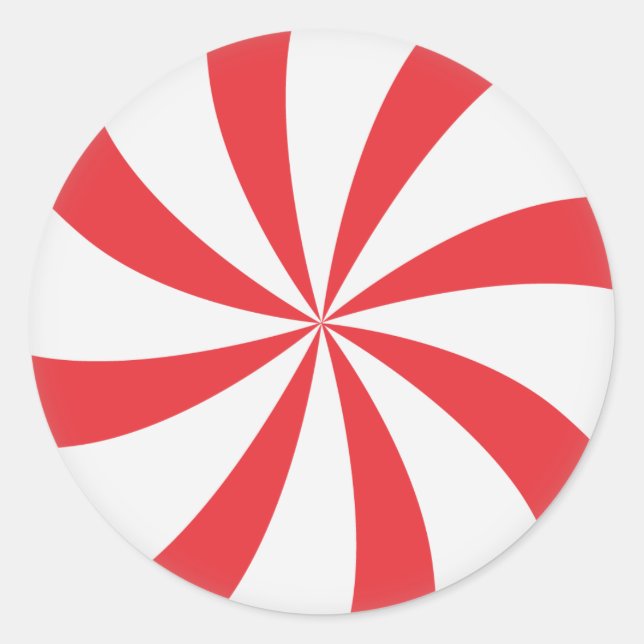 Sticker Rond Sceau d'enveloppe de bonbons (Devant)