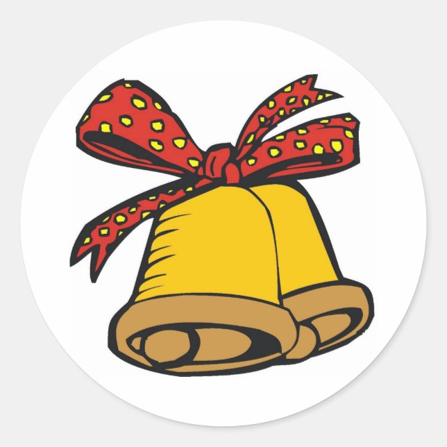 Sticker Rond Sceau d'enveloppe de la saison des fêtes (Devant)