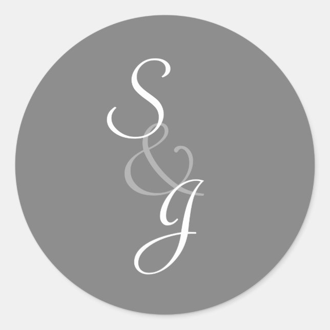 Sticker Rond Sceau d'enveloppe Mariage marqué (Devant)