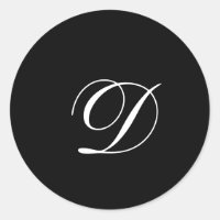 Sceau d'enveloppe Monogram English Vivace Style