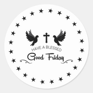 Sticker Rond Sceau Enveloppe Vendredi Saint