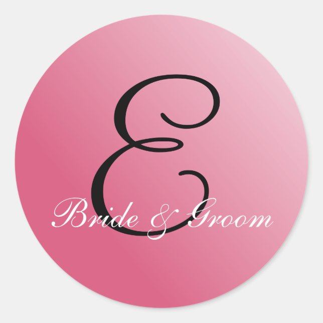 Sticker Rond Sceau personnalisable Monogramme E (Devant)