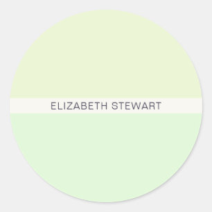 Sticker Rond Sceaux d'enveloppe vert clair moderne