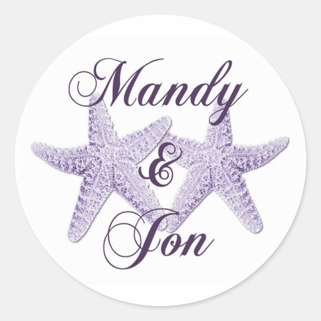 Sticker Rond Sceaux d'enveloppes personnalisés (Devant)