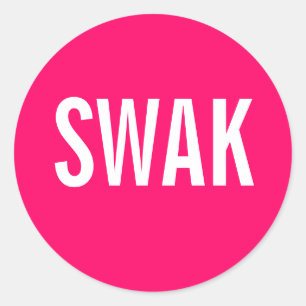 Sticker Rond Scellé avec un baiser
