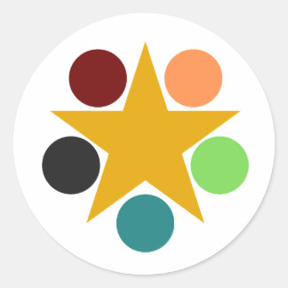 Sticker Rond scellés d'enveloppe