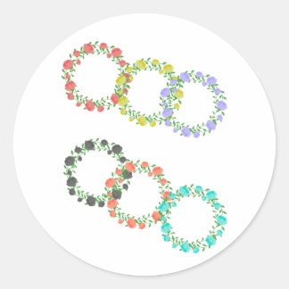 Sticker Rond scellés d'enveloppe