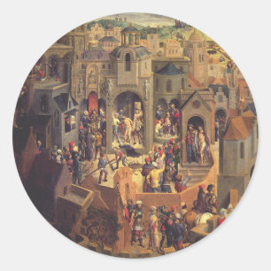 Sticker Rond Scènes de la Crucifixion du Christ