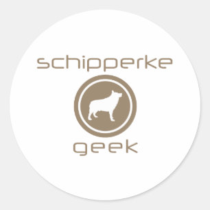 Sticker Rond Schipperke