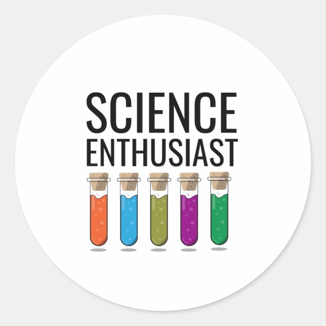 Sticker Rond Science (Devant)