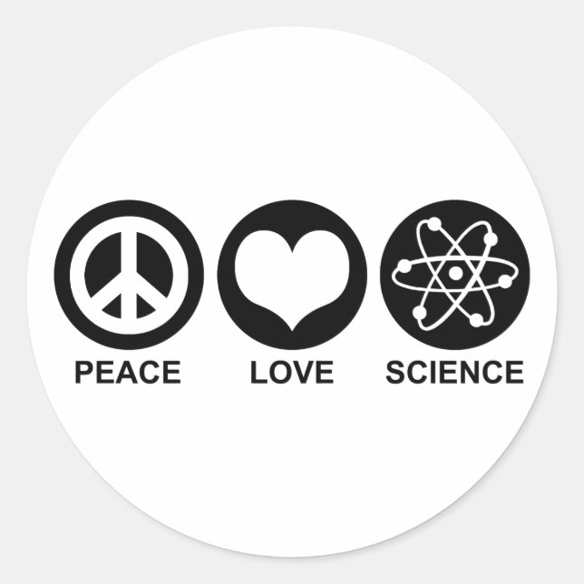 Sticker Rond Science (Devant)