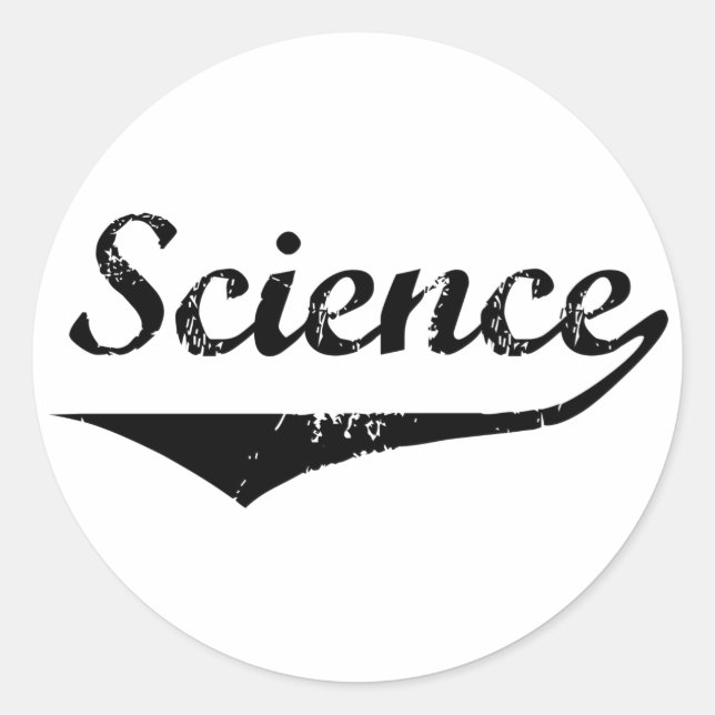 Sticker Rond Science (Devant)