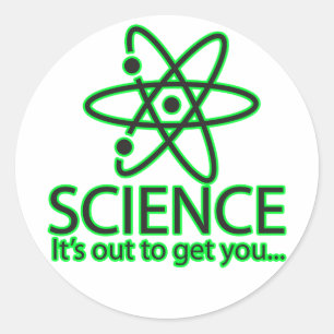 Sticker Rond science, c'est pour vous...