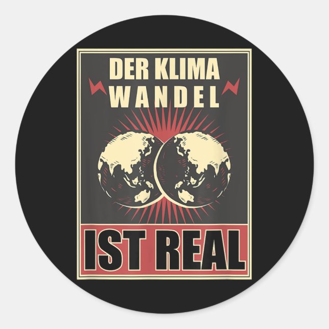 Sticker Rond Science De l'environnement Protection Science Nerd (Devant)