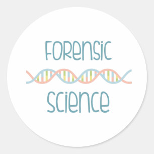Sticker Rond Science judiciaire