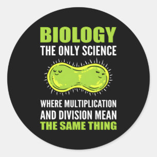 Sticker Rond Scientifique scientifique en biologie scientifique
