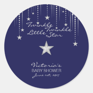 Sticker Rond Scintillement de scintillement peu d'autocollants